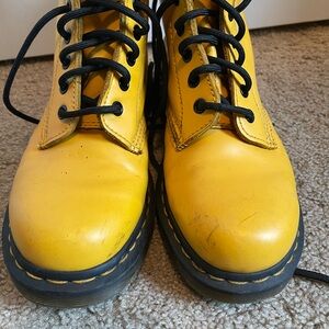 Yellow 1460 Doc Marten Boots women size 7
